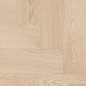 Паркет елка Coswick (Косвик) Английская елка/Herringbone Дуб Ванильный Vanilla 3-х слойный T&G 1168-1508 647,7x107,95x15 в Курске