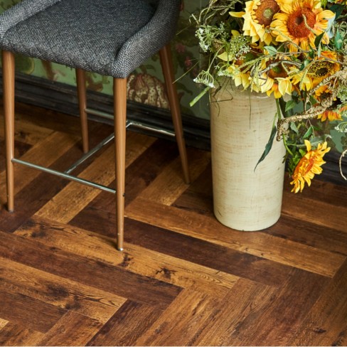 Виниловый пол VINILAM PARQUET Herringbone Парижский 720х227х6,5 в Курске