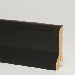 Плинтус деревянный ламинированный Pedross черный сапожок 60x22 в Курске