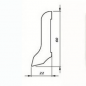 Плинтус деревянный Pedross сукупира сапожок 60х22 в Курске