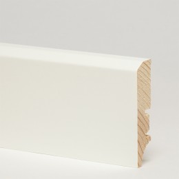 Плинтус деревянный Barlinek белый матовый лак 60x16 в Курске