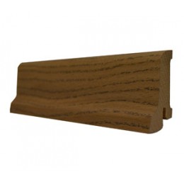 Плинтус деревянный Polarwood Дуб коричневый 60х22 в Курске
