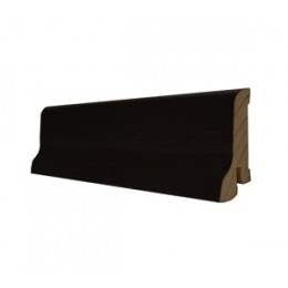 Плинтус деревянный Polarwood Дуб темно-коричневый Лак 60х22 в Курске